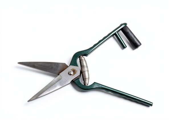 Jeffers Livestock Hoof Trimming Shears - 10" Heavy Duty Serrated Foot Rot Shears, Double Blade, Sharp Pointed Hoof Cutter, Green Handle, Strong Animal Hoof Trimming Scissors-2