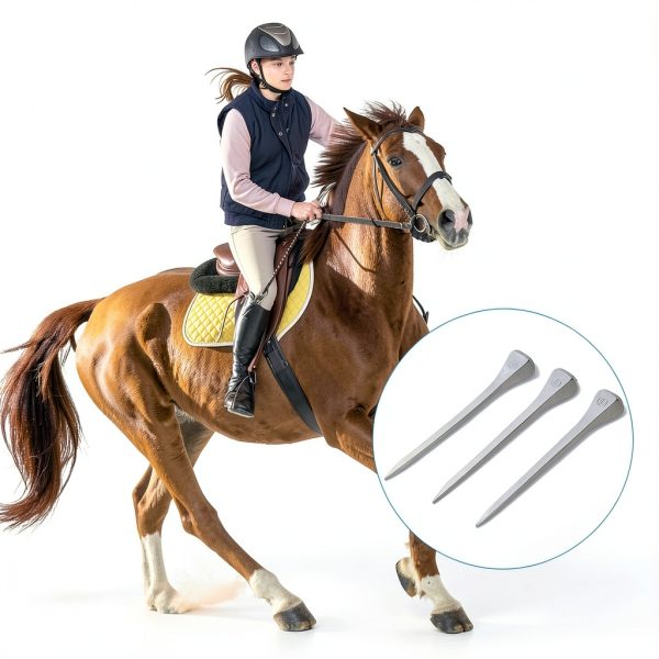 GYHCHJDZ Horseshoe Nails 60Pcs 2 Inch E5 Elastic Farrier Supply-6