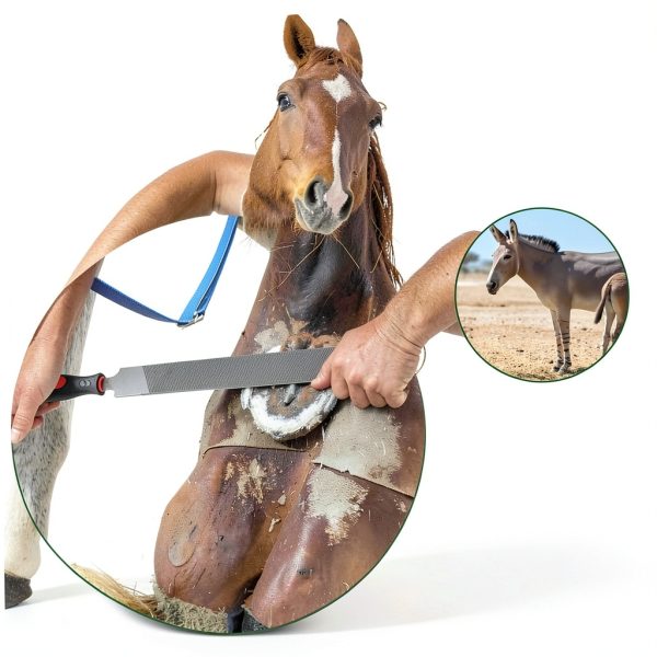 Farrier Tools Kit 12Pcs Hoof Trimming Set by Gtouse with Nippers-7