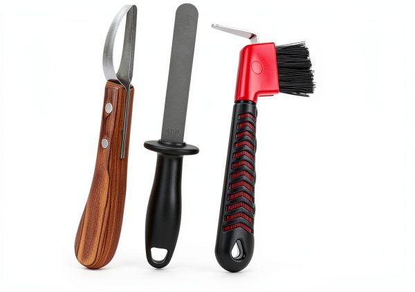 Farrier Hoof Knife 3-in-1 by ETCYAOXIN Carbon Steel Sharpener-0