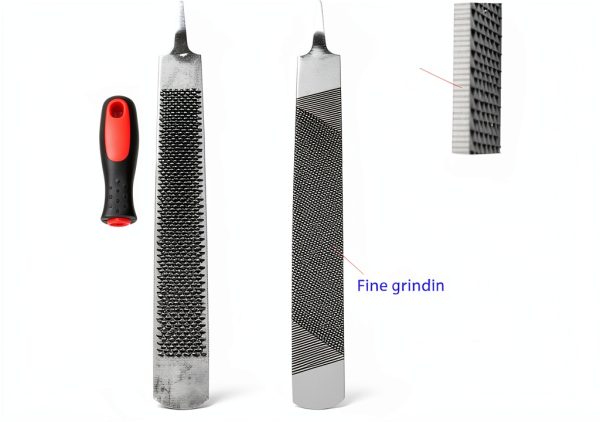 18 Inch Hoof Rasp by Qlvily, Carbon Steel Farrier File with Rubber-0