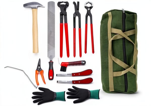 Farrier Tools Kit 12-Piece by lukar High Steel Horse Supplies-0