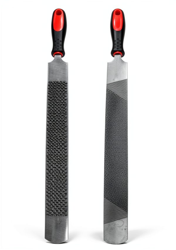 18 Inch Hoof Rasp by Qlvily, Carbon Steel Farrier File with Rubber-3
