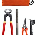 8 inch Farrier Hoof Tool Kit（5 Piece） Mini Rasp Hoof File Goat Pig Equine Metal Shears Farriers Hoof Nipper Cutter Handle Knife Stable Supplies-0