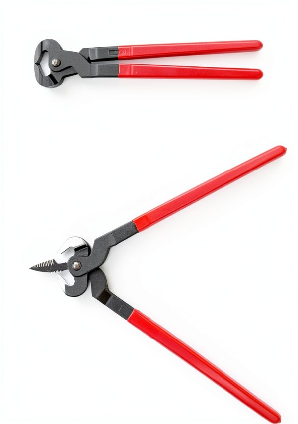 QWORK Hoof Nipper, 14" Heavy Duty Farrier Nippers with Plastic Grip, 1 Pack-5