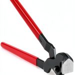 QWORK Hoof Nipper, 14" Heavy Duty Farrier Nippers with Plastic Grip, 1 Pack-0