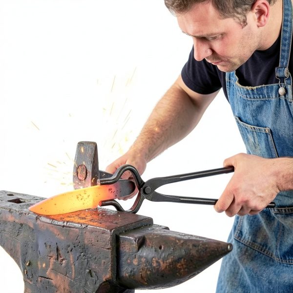 Blacksmith Tongs 3-Pc Set CongGongGo Heavy Duty Heat Treated Tools-1