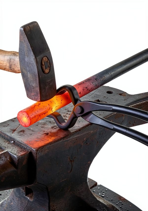 Blacksmith Tongs 3-Pc Set CongGongGo Heavy Duty Heat Treated Tools-8