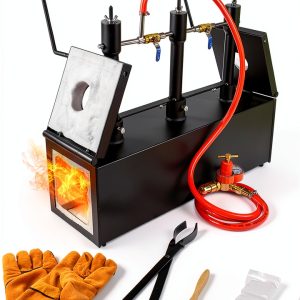 Triple Burners Portable Propane Gas Forge – Ecowlboy 2700F Square-0