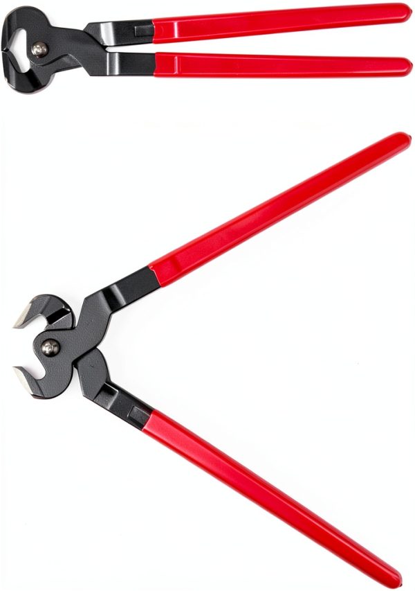 QWORK Hoof Nipper, 14" Heavy Duty Farrier Nippers with Plastic Grip, 1 Pack-1