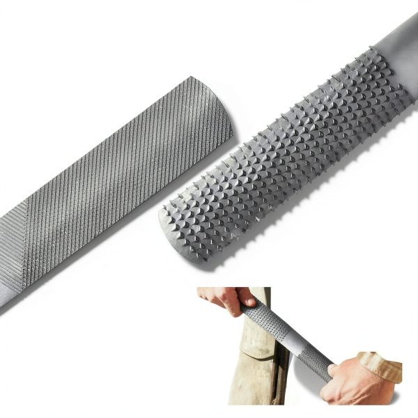 8 inch Farrier Tools Kit (8 Piece) Horse Goat Hoof Trimmers Carbon Steel Nippers Shears Nail Clipper, Mini Rasp, Hoof Trimming Cutter Knife, File for Pig Sheep Donkey Equine Supplies with Storage Bag-4