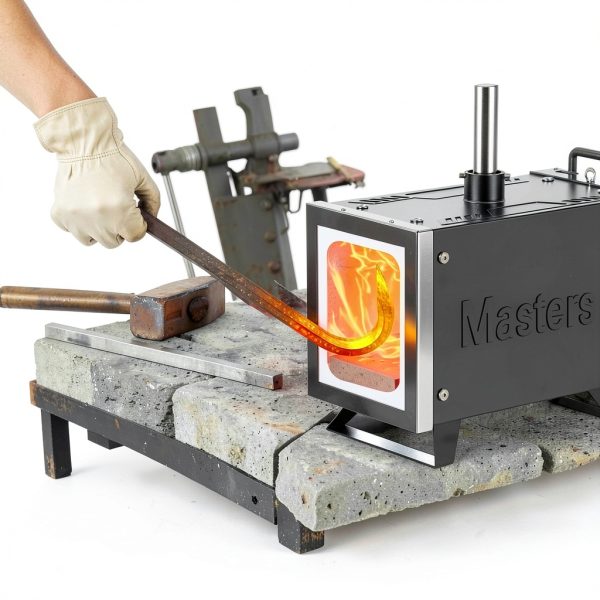 MMasters 1 Burner Propane Forge Kit Square Mini Gas Forge for Knife-6