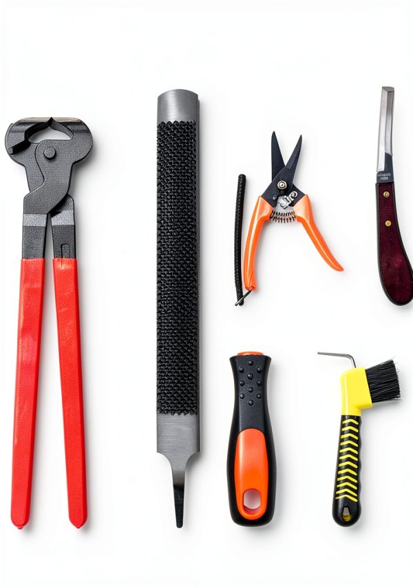 14 inch Horse Farrier Tool Kit - 6Pcs Professional Hoof Trimming Tools-1